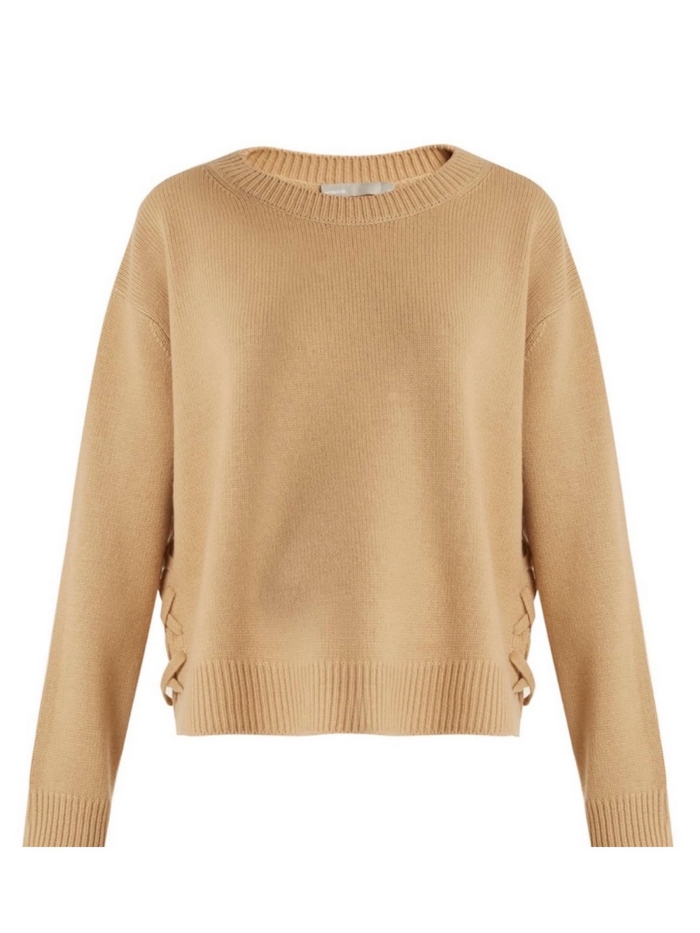 Vince Camel 100% Cashmere Lace-Up Side Sweater Women’s Size Small